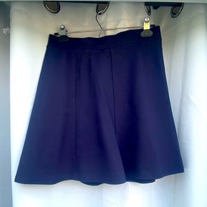 Navy flounce skirt